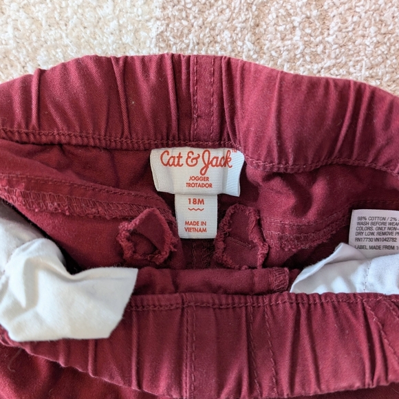 Cat & Jack Pull-On Jogger Pants, 18m - Picture 3 of 3